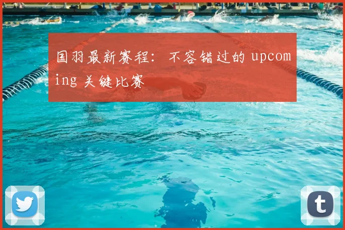 国羽最新赛程：不容错过的 upcoming 关键比赛