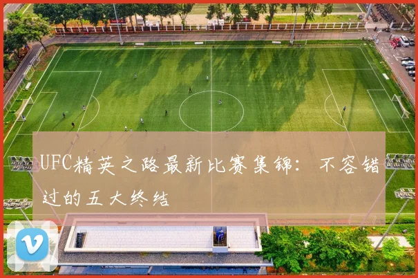UFC精英之路最新比赛集锦:不容错过的五大终结